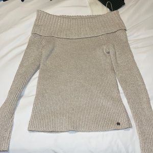 Cream off the shocker sweater